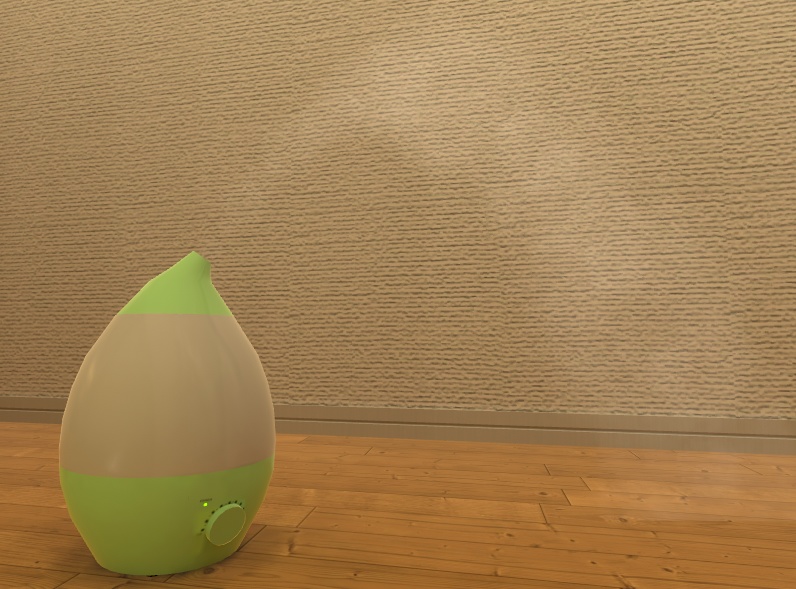 加湿器 VRC想定(パーティクル付)