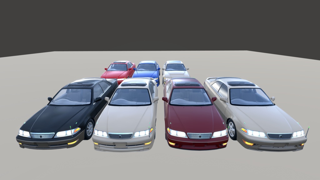 90年代 日本車セダン M100