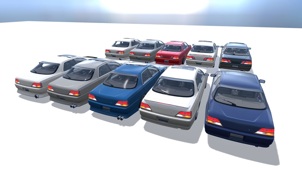 90年代 日本車セダン CR100