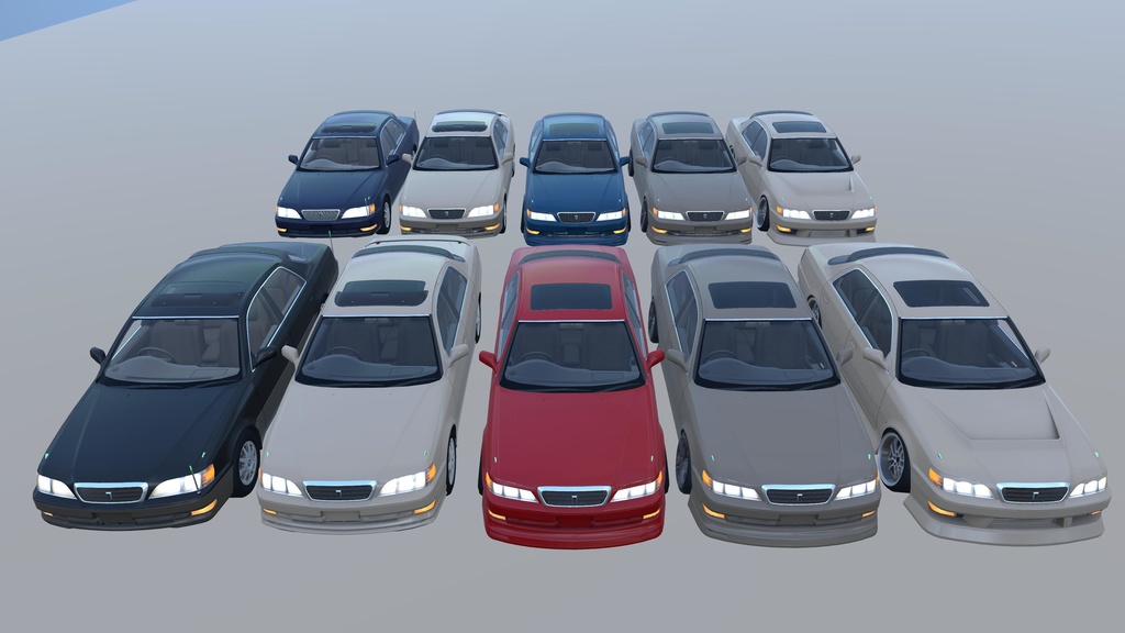 90年代 日本車セダン CR100