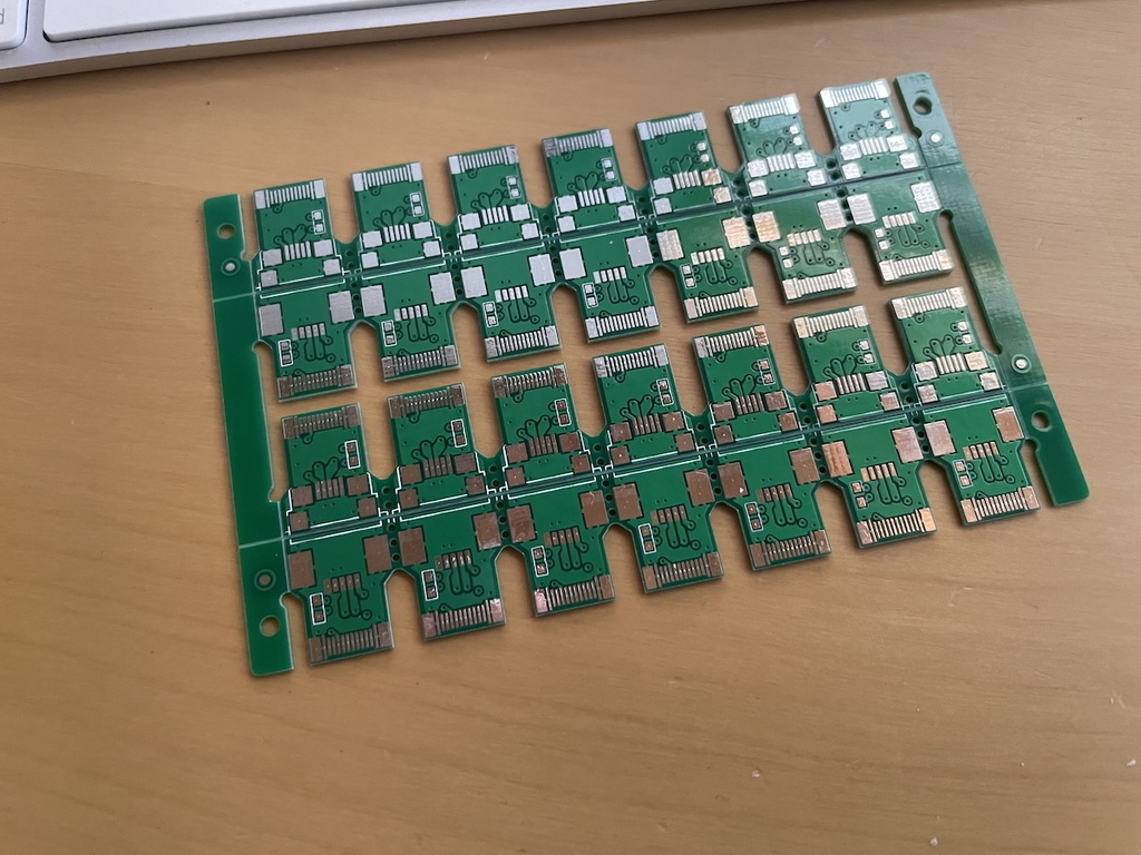 Micro-B/mini-B to Type-Cプラグ変換基板