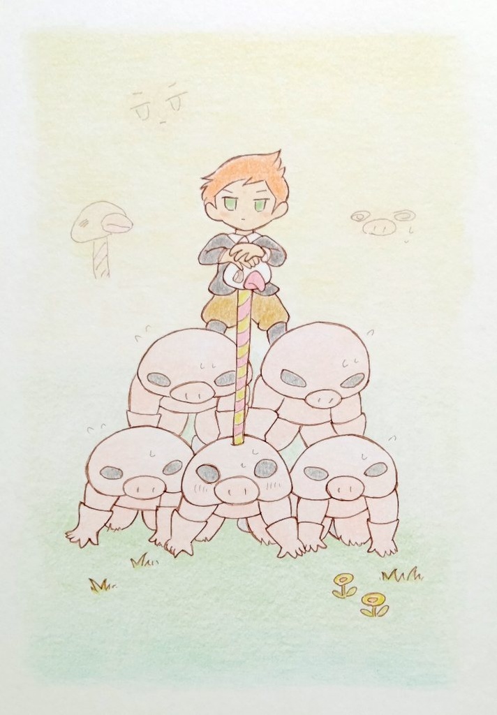 25枚セットg091：アナログイラスト：MOTHER3