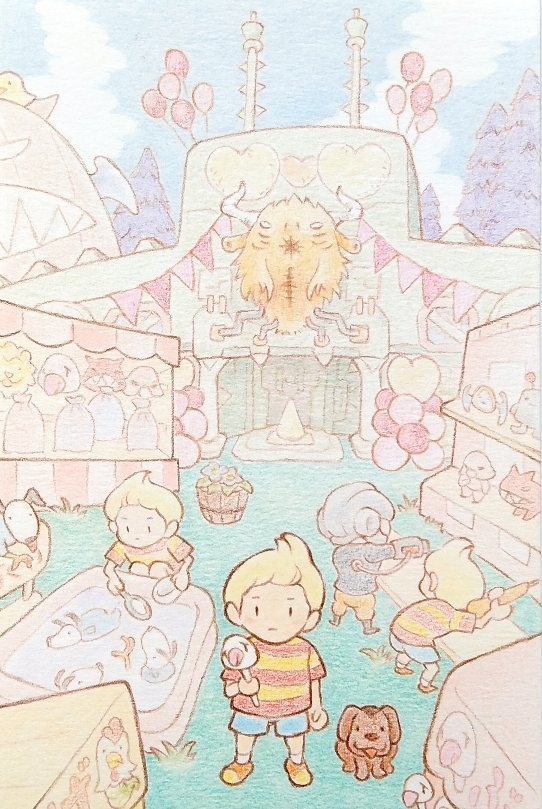 29枚セット：アナログイラスト：MOTHER3