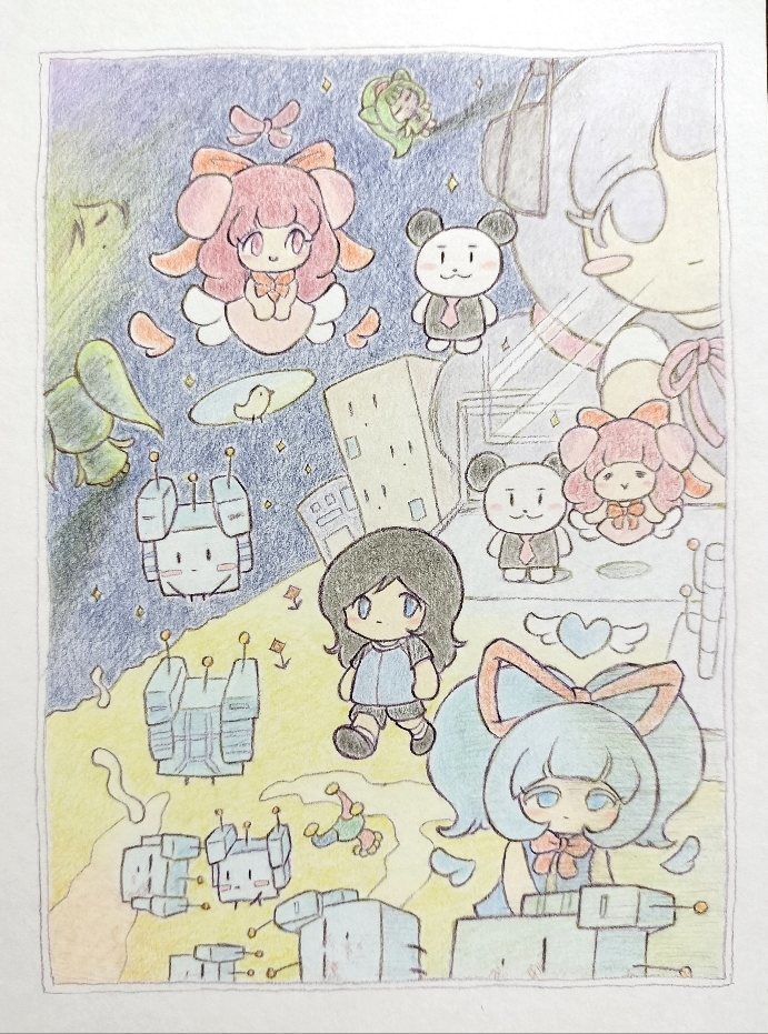 13枚セットt004：アナログイラスト：タオルケットをもう一度