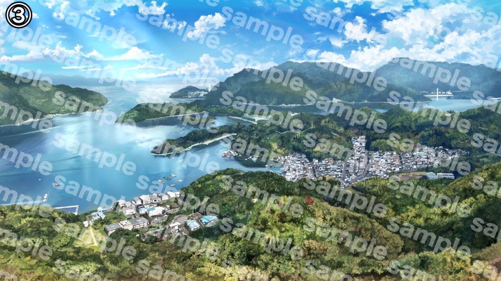 【無料】自然風景のフリー背景イラスト7種(差分を含む)