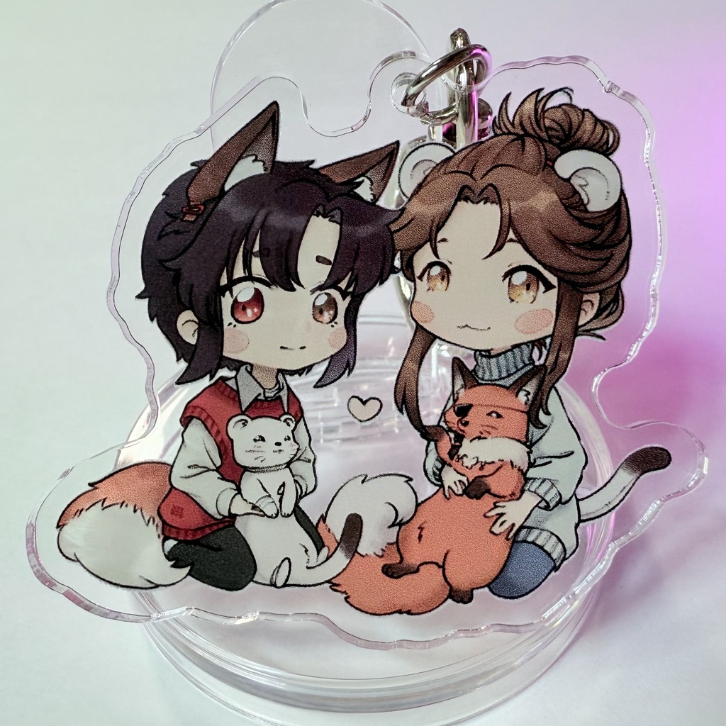 「天官賜福」謝憐×三郎 オコジョ＋キツネ　アクスタ