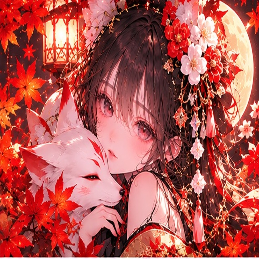 月夜の猫姫|幻想アイコン6種セット 🌙🐈