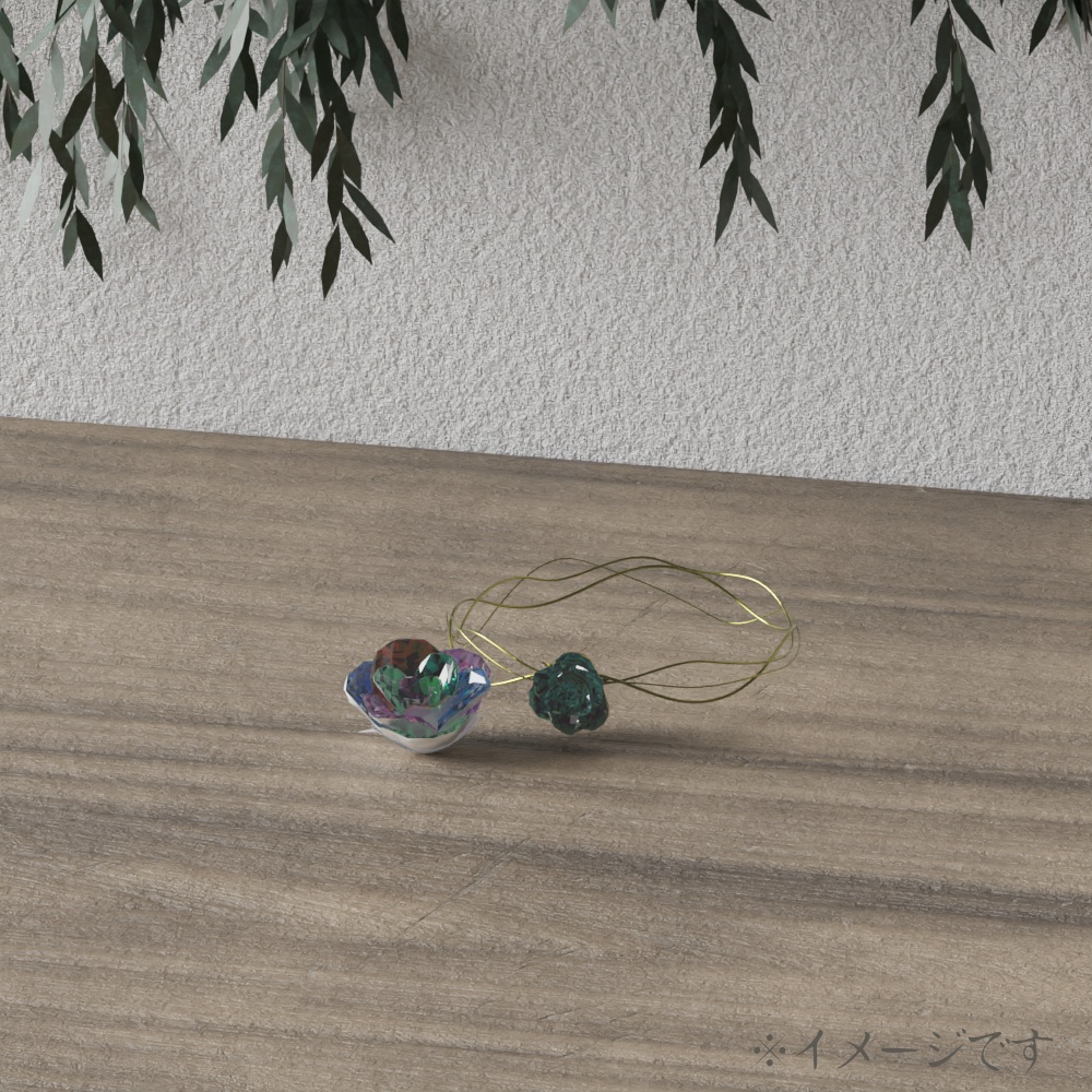 【3D素材】【VRChat】薔薇 Ring