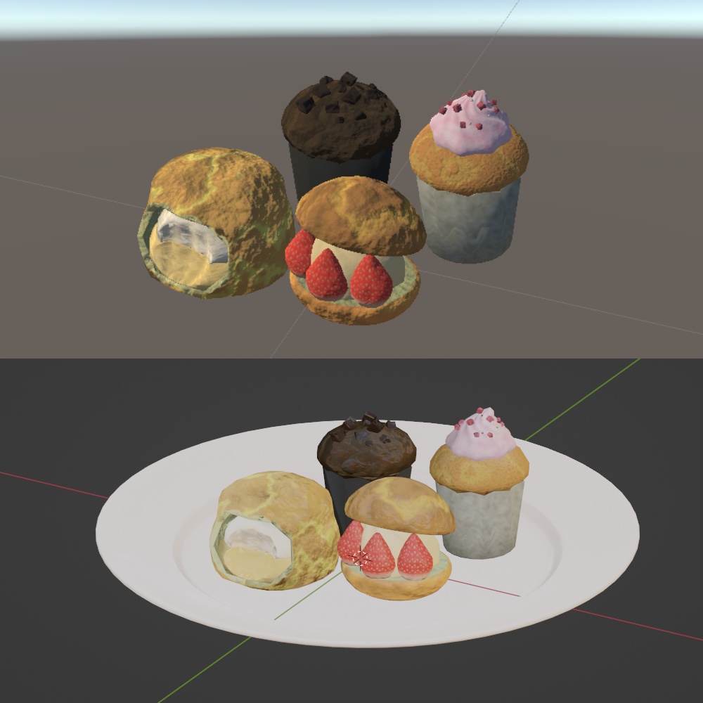 【3Dモデル】【VRChat】デザート