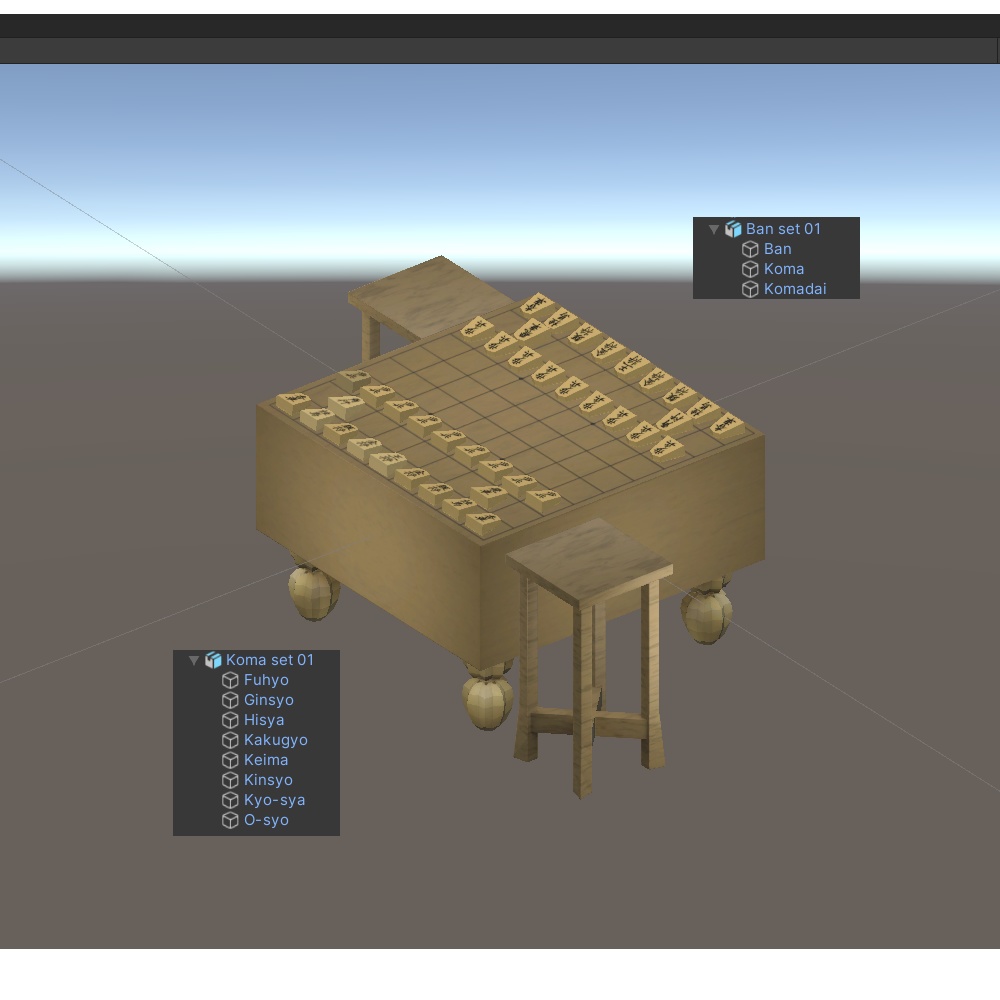 【3D素材】【VRChat】将棋