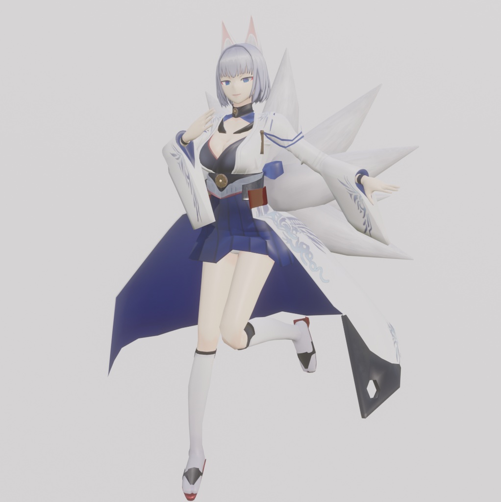 VRChat向け3Dモデル アズールレーン『空母 加賀』