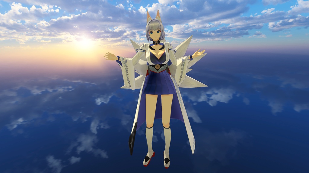 VRChat向け3Dモデル アズールレーン『空母 加賀』