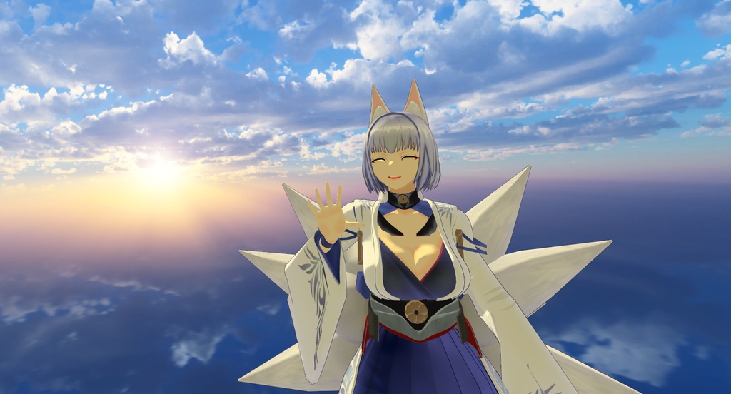 VRChat向け3Dモデル アズールレーン『空母 加賀』