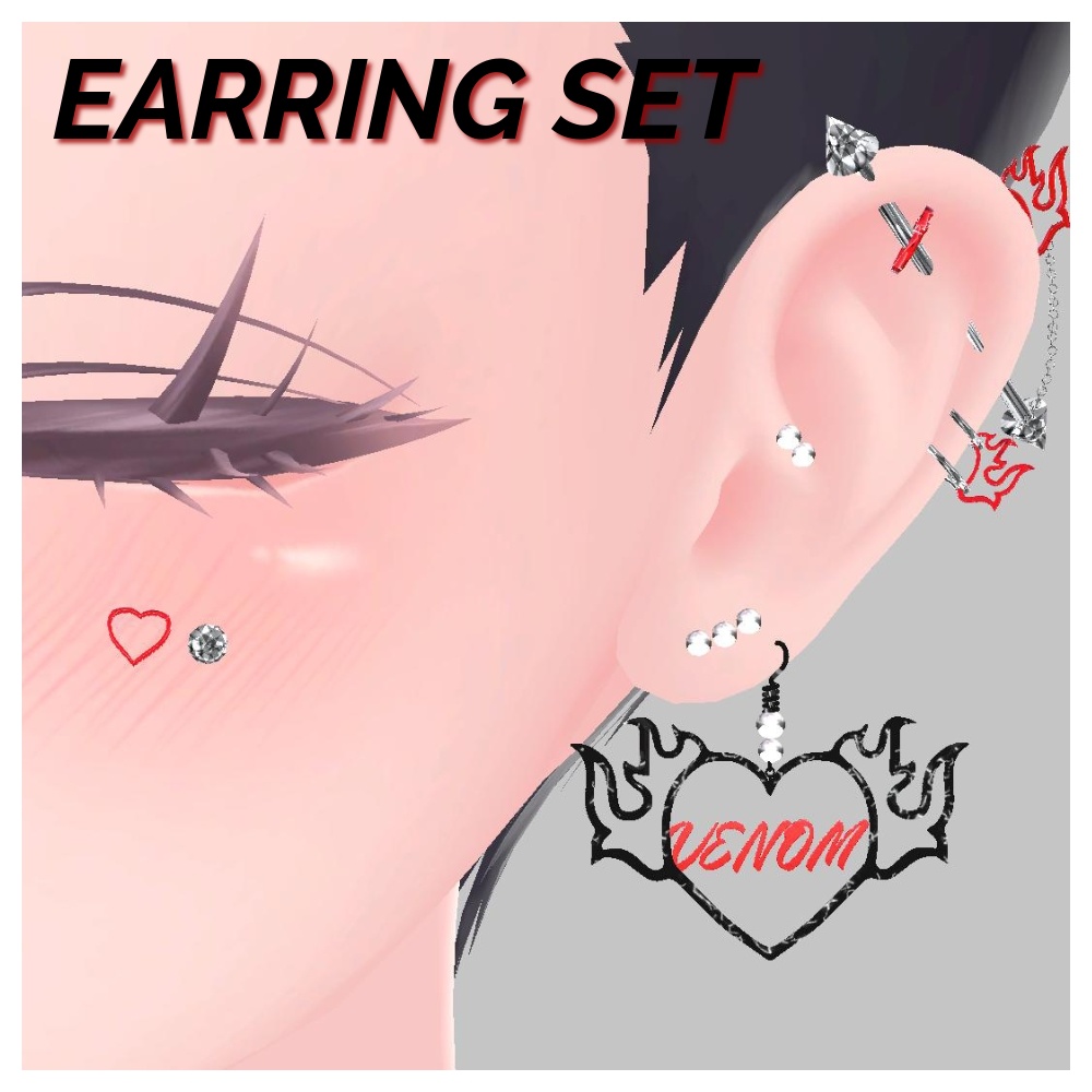 Flaming Punk Jewelry