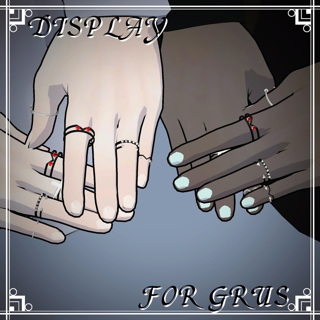 ♱ Gothic Rings Set ♱