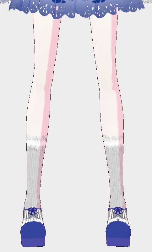 VRoid【Free / 無料】冬のモコソックス Winter Socks texture