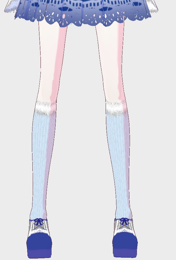 VRoid【Free / 無料】冬のモコソックス Winter Socks texture