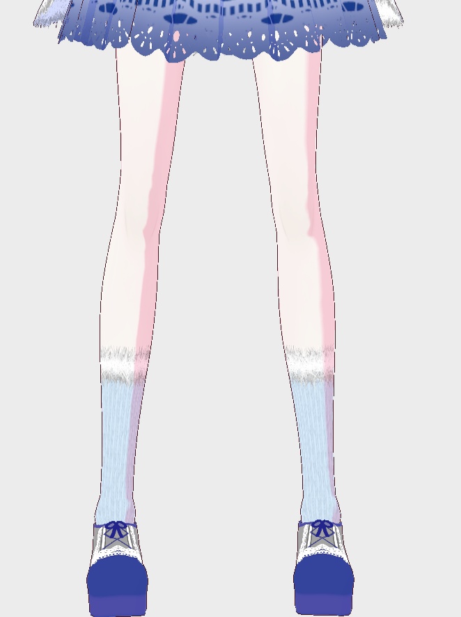 VRoid【Free / 無料】冬のモコソックス Winter Socks texture