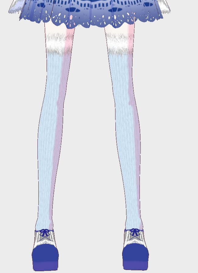 VRoid【Free / 無料】冬のモコソックス Winter Socks texture