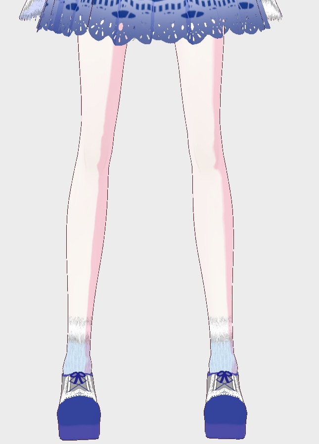 VRoid【Free / 無料】冬のモコソックス Winter Socks texture