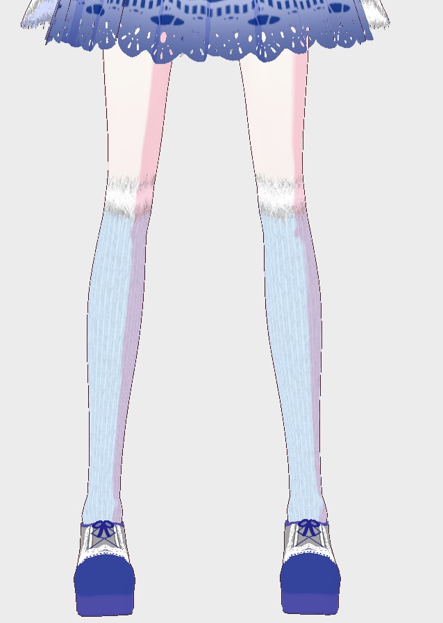 VRoid【Free / 無料】冬のモコソックス Winter Socks texture