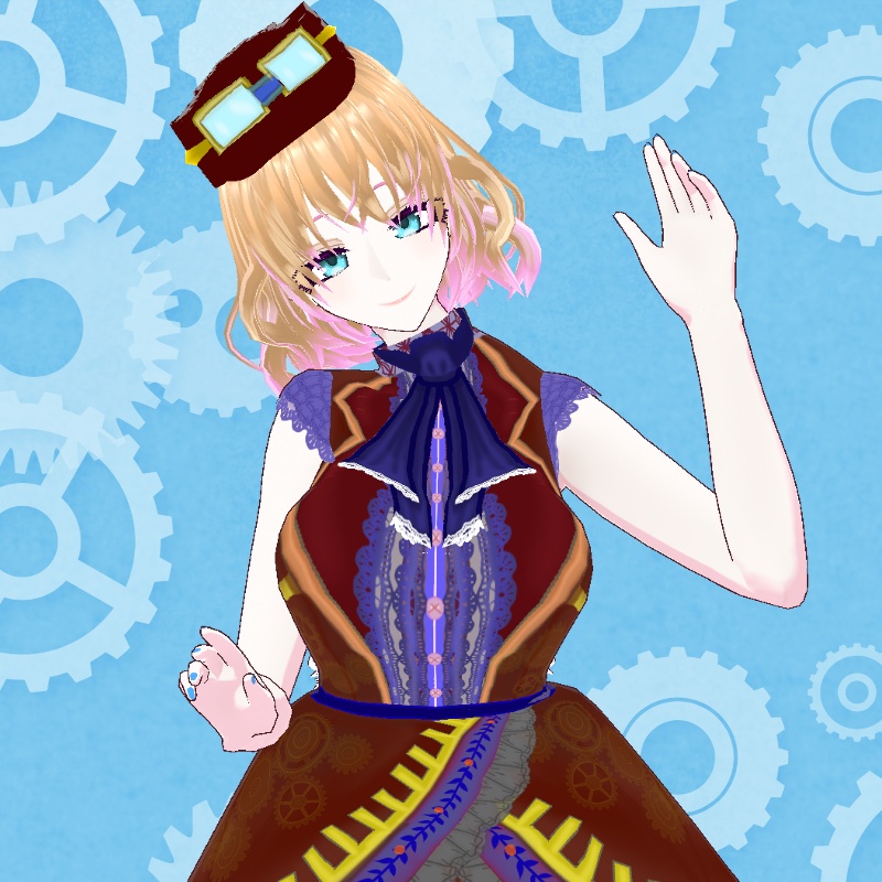 VRoid【Free / 無料】スチームパンクセット Steampunk All set