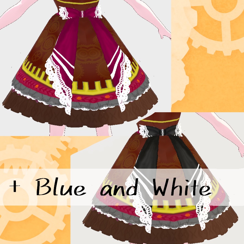 VRoid【Free / 無料】スチームパンクセット Steampunk All set