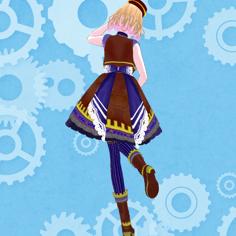 VRoid【Free / 無料】スチームパンクセット Steampunk All set