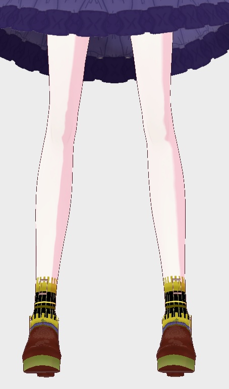 VRoid【Free / 無料】スチームパンク ソックス テクスチャ Steampunk Socks texture