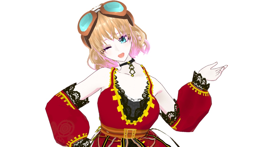 VRoid【Free / 無料】スチームパンク セット2 Steam Punk Set2