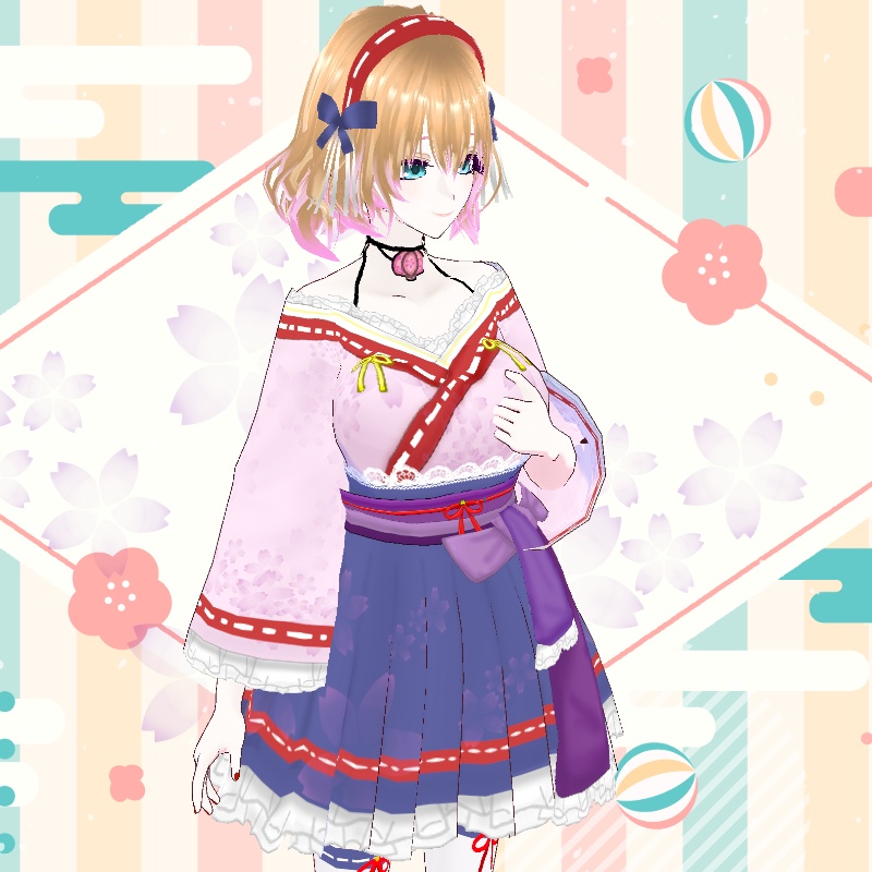 VRoid【Free / 無料】ひな祭り セット Hinamatsuri SET