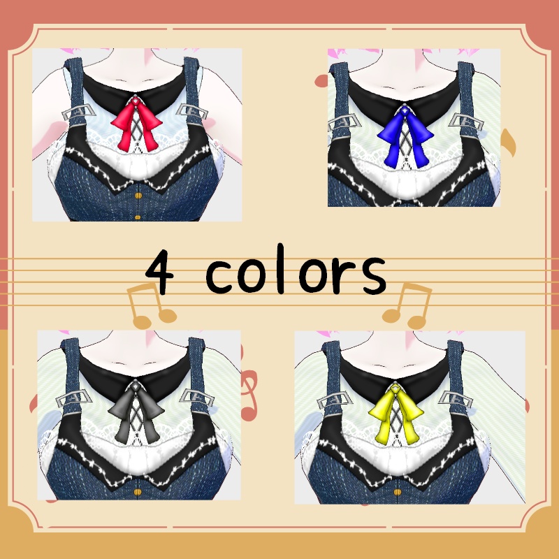 VRoid【Free / 無料】ジャンパースカートセット Jumper Dress Set