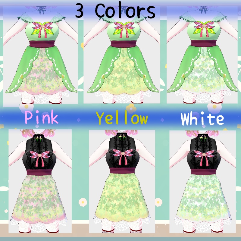 VRoid【Free / 無料】春の芽セット SpringBud Set