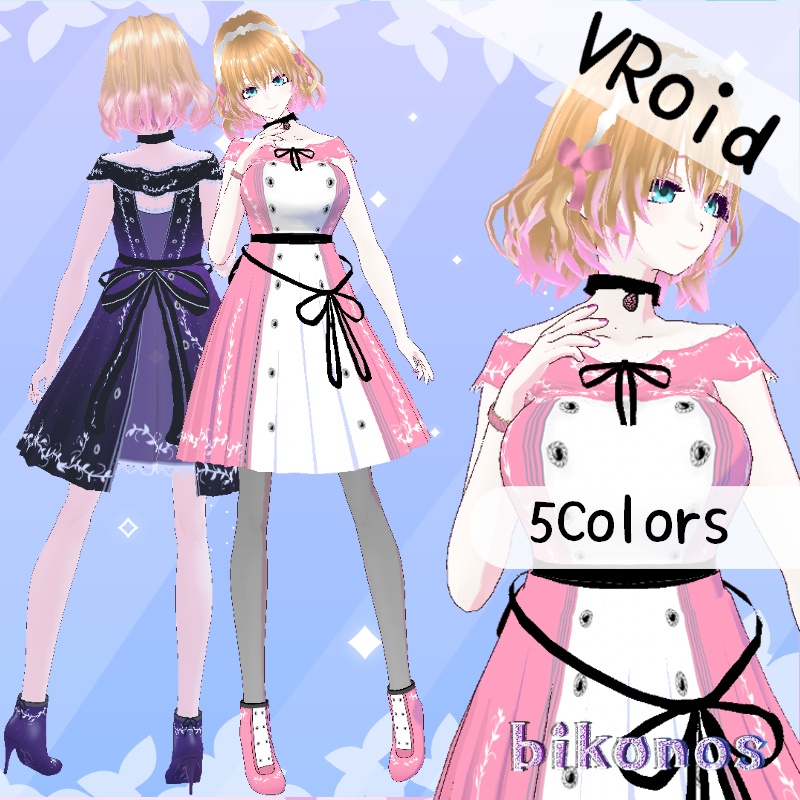 VRoid 春のお散歩 セット Spring Walk Set