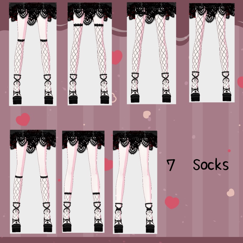 VRoid【Free / 無料】薔薇の棘 セット Rose Thorns Set