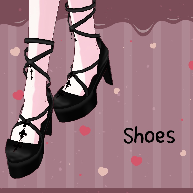 VRoid【Free / 無料】薔薇の棘 セット Rose Thorns Set