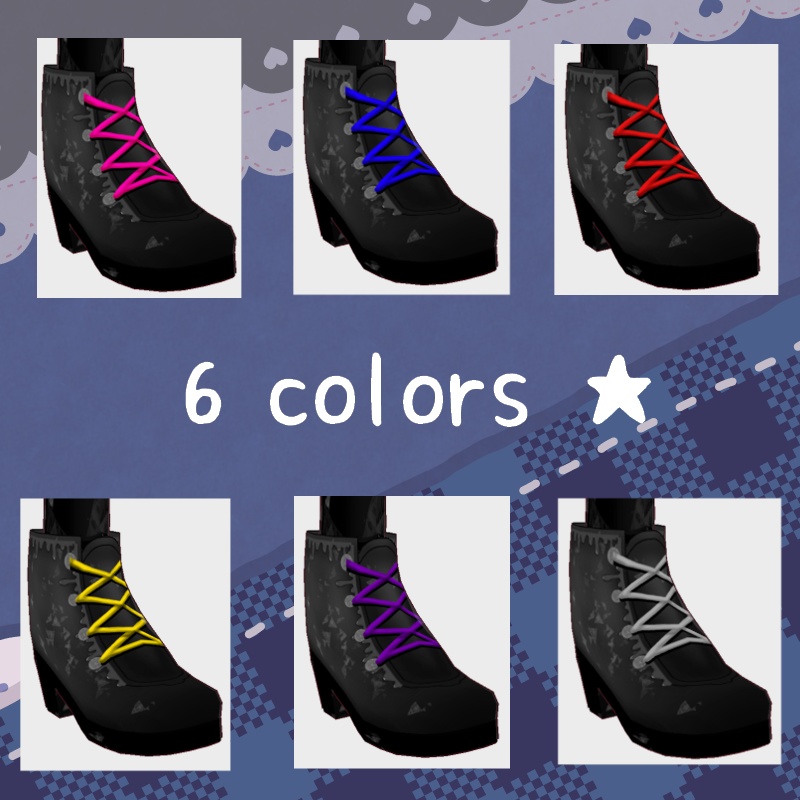 VRoid【Free / 無料】ブラックベリー セット BlackBerry Set