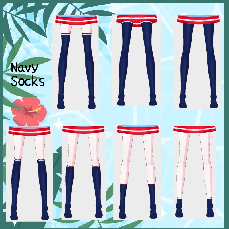 VRoid【Free / 無料】サマーマリン セット Summer Marine Set