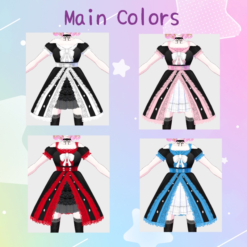 VRoid【Free / 無料】夏のパーティーセット Summer Party Set