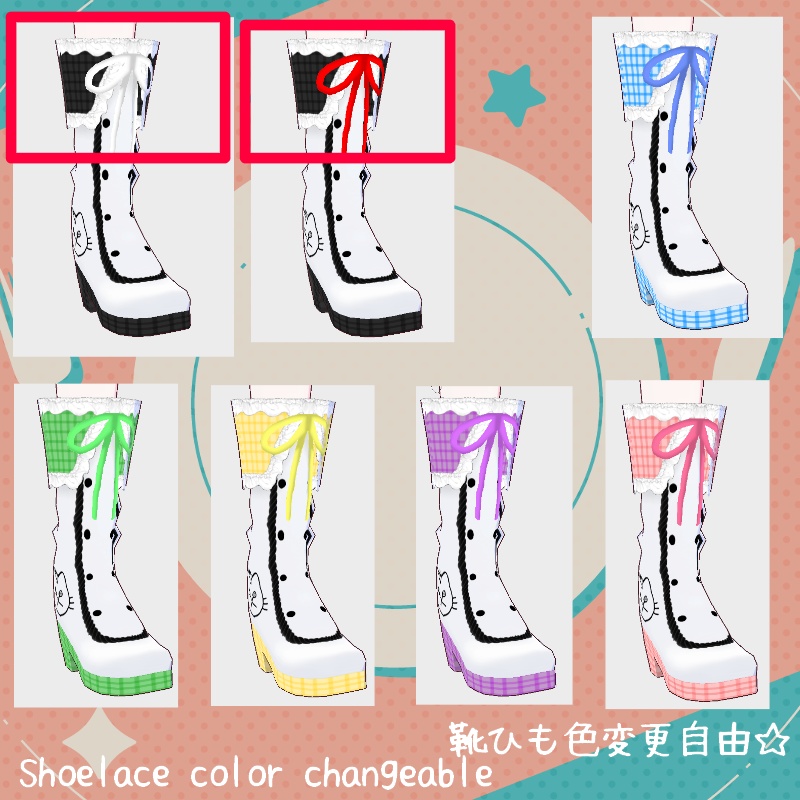 VRoid【Free / 無料】腹ペコにゃんこカフェ セット HungryNeko café set