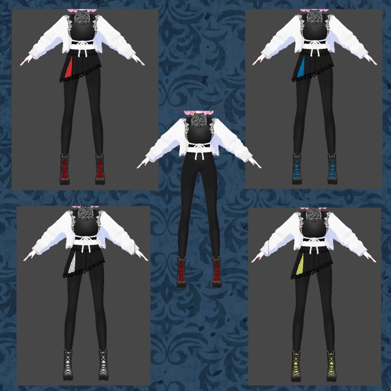 VRoid【Free / 無料】秋風 セット Autnum Breeze Set