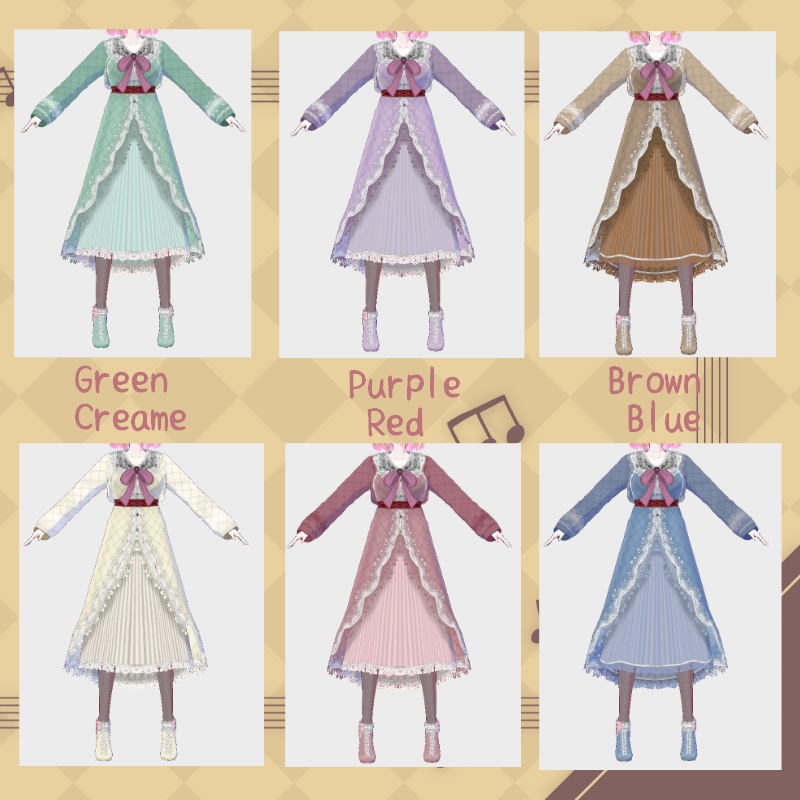 VRoid【Free / 無料】秋の休日セット Relaxing Autumn Set