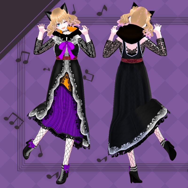 VRoid【Free / 無料】秋の裏側 セット Secret Autumn Set