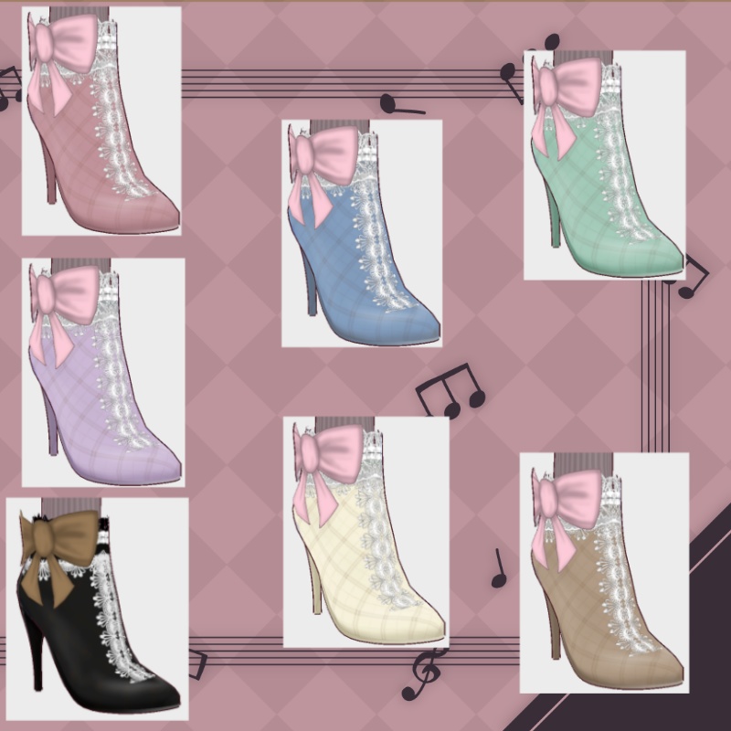 VRoid【Free / 無料】秋の休日ブーツ Relaxing Autumn boots