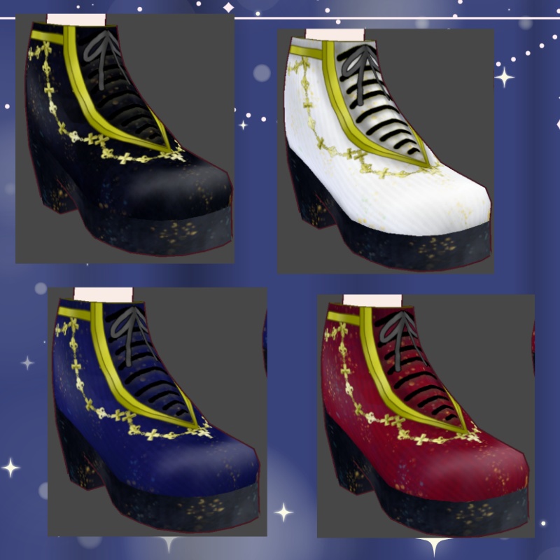 VRoid【Free / 無料】白薔薇ブリッランテ セット White Rose Brillante Set