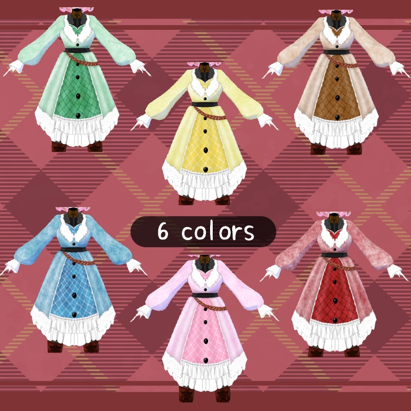 VRoid【Free / 無料】初冬 セット Early Winter Set