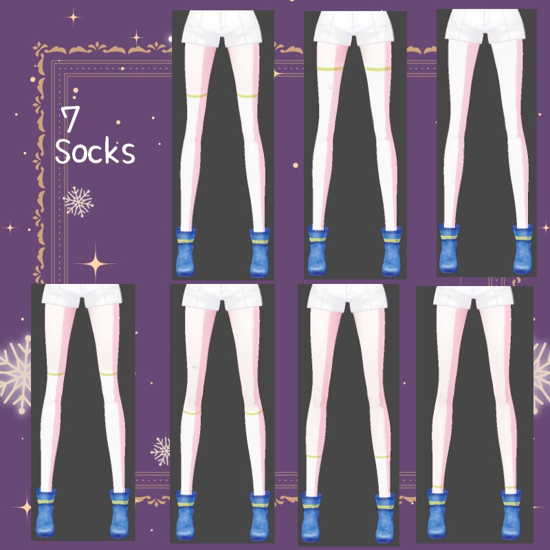 VRoid【Free / 無料】舞う雪 セット Snow Dance Set