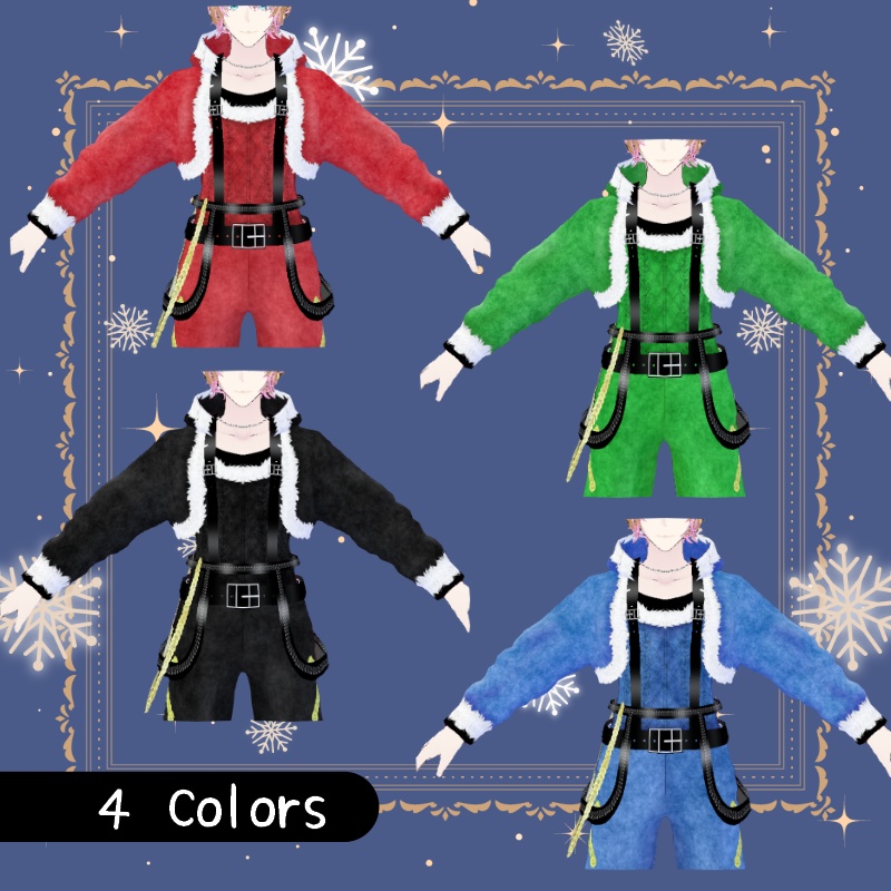 VRoid【Free / 無料】散る雪 セット Snow Fall Set