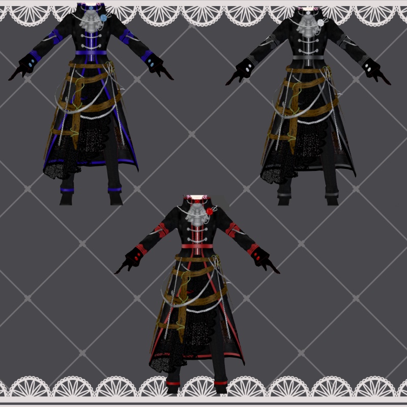 VRoid【Free / 無料】蔦の籠 セット Ivy Cage Set