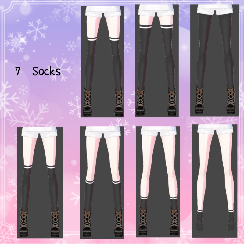 VRoid【Free / 無料】冬のそよ風 セット Winter Breeze Set